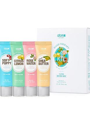 Набор терапия для рук 4 крема х 30 мл атоми