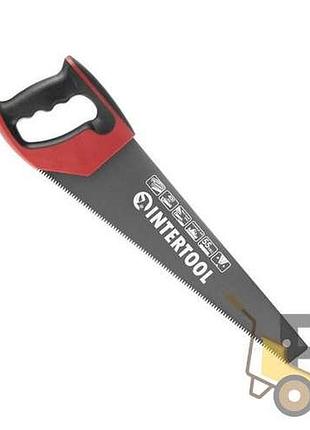 Ножовка по древесине 400 мм тефлон, с закаленным зубом intertool ht-3107