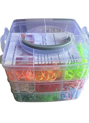 Резинки для плетения браслетов, набор для рукоделия