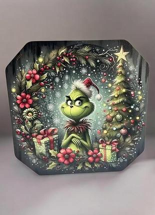 Подарункова коробка квадратна (хдф) 19x19x10 см. №25