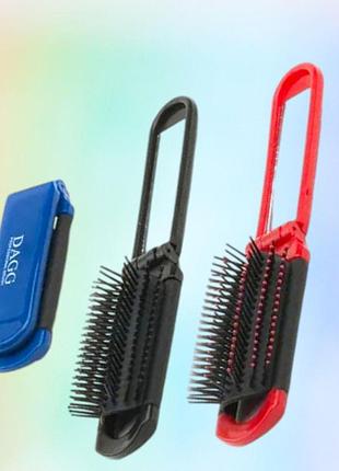 Расческа складывающаяся маленькая с зеркалом dagg 8592