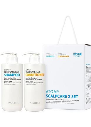 Набір скалпкеар для догляду за шкірою голови шампунь і кондиціонер 500 мл + 500 мл