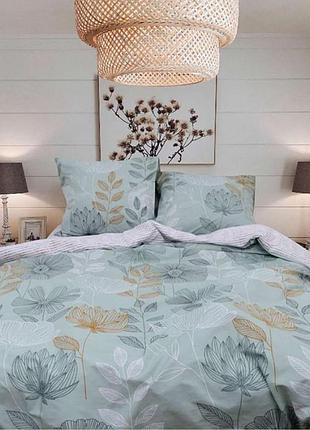 Постельное белье классика, ранфорс, евро размер