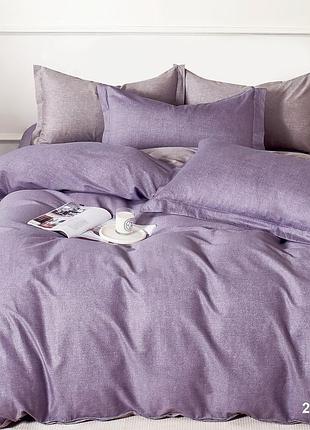Постельное белье лаванда, ранфорс, полуторный комплект