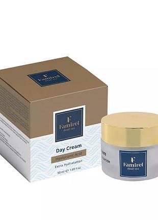 Дневной крем famirel hyaluronic acid extra hydration, 50 мл фамирель гиалурон