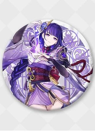 Значек персонаж геншин импакт сёгун райдэн(raidenshogun)