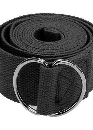 Ремень для йоги easyfit черный