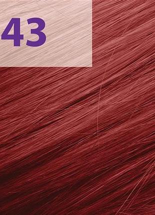 Крем-краска для волос jnowa professional siena chromatic save 90 мл червоно-золотистий 8/43