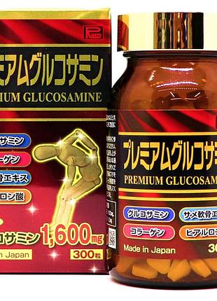 Премиальный глюкозамин 1600 мг ribeto, 300таб. (курс 30 дней)