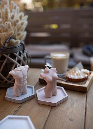 Набір соєвих свічок bodies з ефірними аромамаслами 2шт сotton