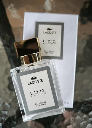 Парфюм чоловічий lacoste l.12.12 blanc 60 мл