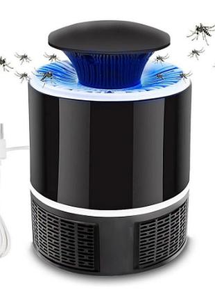 Led лампа светильник ловушка для комаров и насекомых mosquito killer lapm braoua br-186 черная