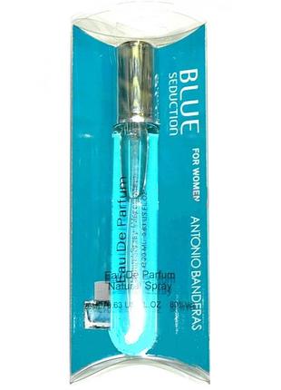 Женский мини парфюм antonio banderas blue seduction for women, 20 мл