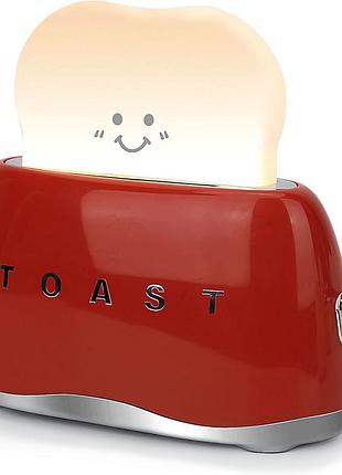 Акумуляторний нічник-іграшка vhg tt03 “тостер”, red