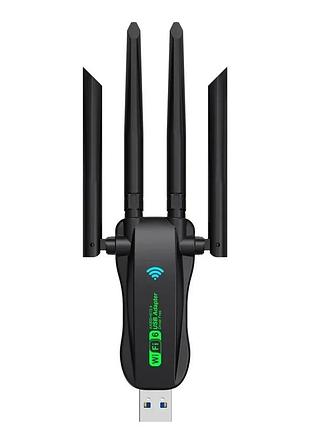 Компактний адаптер wifi 6 usb ax900 з bluetooth 5.4 двохдіапазонний 900 мбіт/с без драйверів