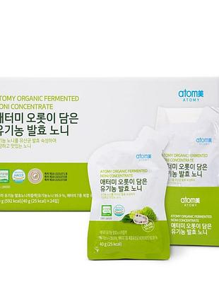 Ферментований сік ноні атомі 1 уп/24 пакетики/40 грамів.