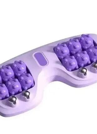 Роликовый массажер для ног 2 в 1 foot massager