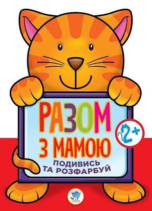 Подивися і розфарбуй: кот