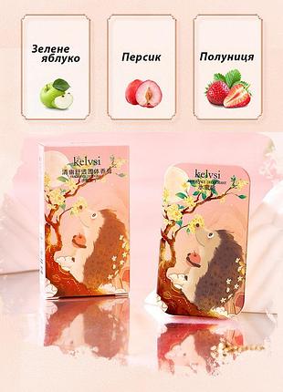 Сухие твердые духи без спирта kelvsi персик