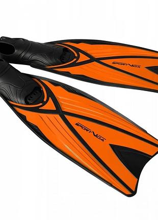 Ласты sportvida sv-dn0006-xl size 44-45 black/orange