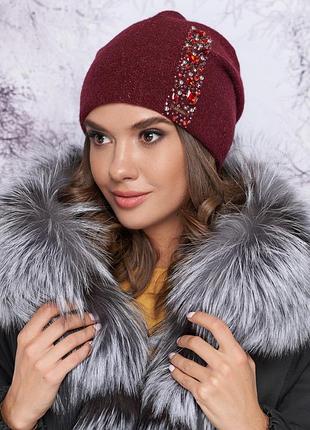 Шапка «глэдис» (4901) бордовый