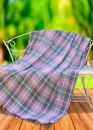 Плед розовый квадрат монако 140х210