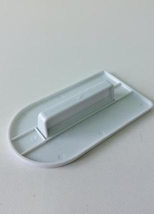 Утюжок шпатель кондитерский для разглаживания мастики и крема пластиковый полукруглый 15 * 8,3 cm forkopt