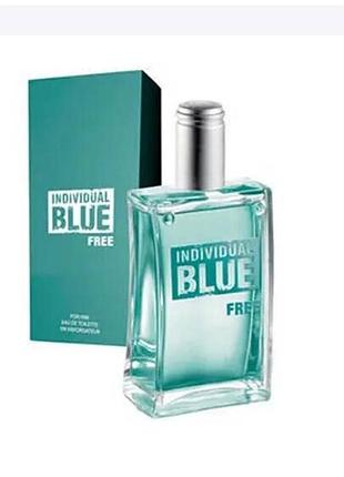 Avon individual blue free пробний зразок 0,6 мл чоловіча туалетна вода ейвон