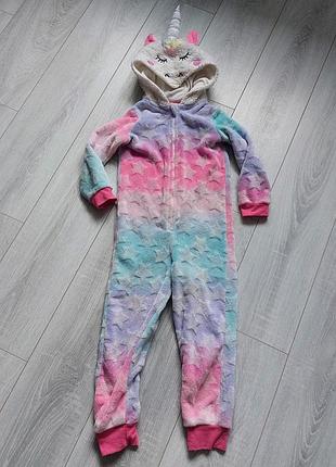 Тепла піжама кігурумі для дівчинки 5-6 років