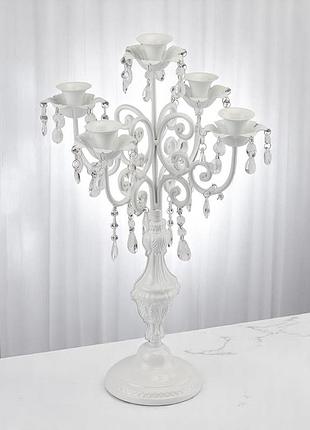 Подсвечник на 5 свечей с кристаллами (57 см.) elisey