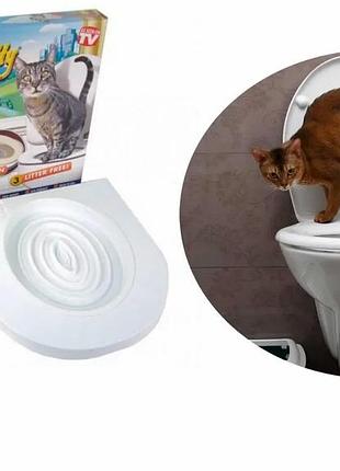Система приучения кошек к унитазу – туалет для кошек citikitty