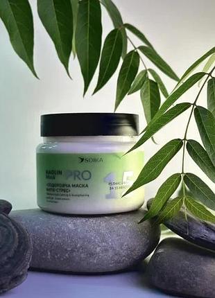Soika маска для волосся анти-стрес оздоровча "каолін та 5 рослинних екстрактів", 300 мл
