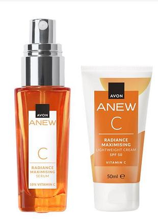 Набор «максимальное сияние» avon anew