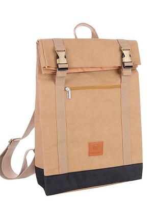 Рюкзак спортивный из моющейся бумаги 20л tempish pergamenn коричневый с ремешками лучшая цена с быстрой лучшая