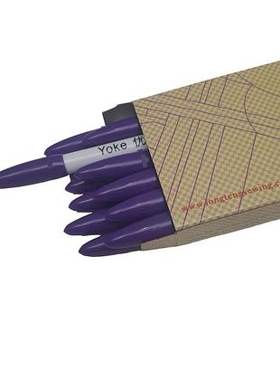 Маркер для ткани yoke air erasable pen исчезающий, маркер для портного фиолетовый (5911)