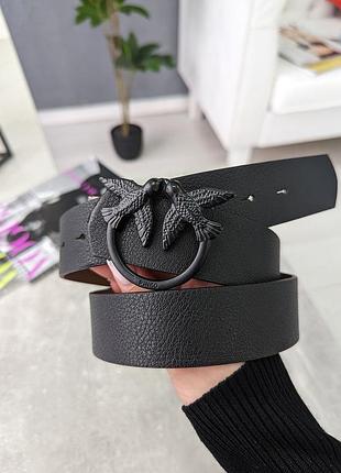 Широкий ремень для женщины pinko женский кожаный ремень с металлической пряжкой пинко брендовый для девушки