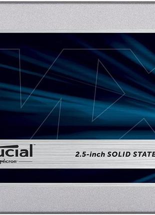 Внутренний ssd crucial mx500 500 гб 3d nand, sata, 2.5 дюйма