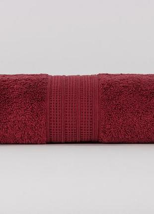 Полотенце махровое classic марсала 50х90см 500г/м2