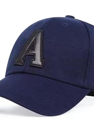 Кепка бейсболка а котонова 56-60 розмір синя