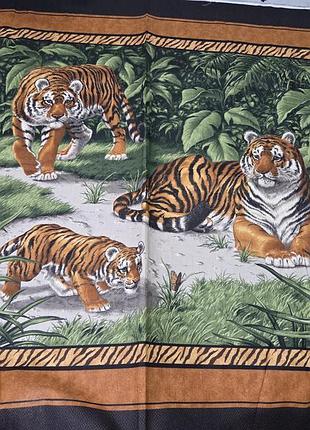 Тканина купон тигри 100%бавовна 114×89 см