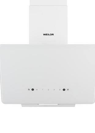 Вытяжка декоративная наклонная weilor aura wds 53 white