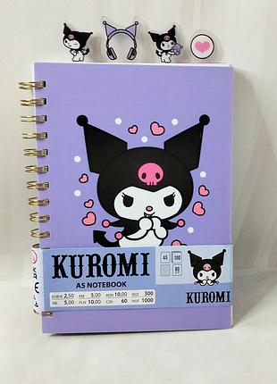 Детский блокнот в линейку.