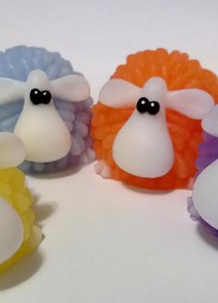 Сувенирное мыло ручной работы барашек шон