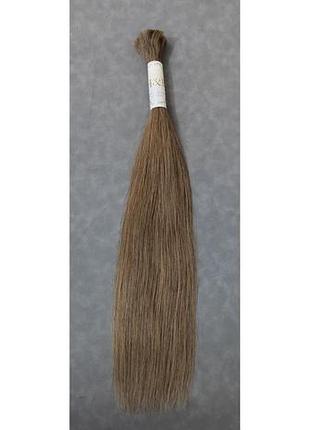 Натуральные волосы для наращивания в срезе 55 см, 50 г, #8 пепельно-русый