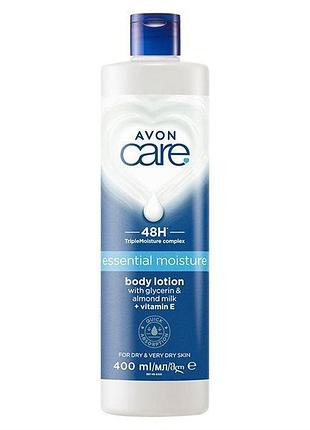Увлажняющий лосьон для тела с глицерином, миндальным молочком и витамином е avon, 400 мл