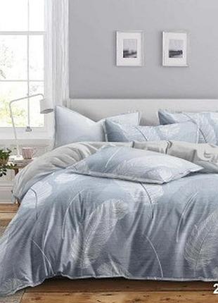 Постельное белье синева, ранфорс, евро размер