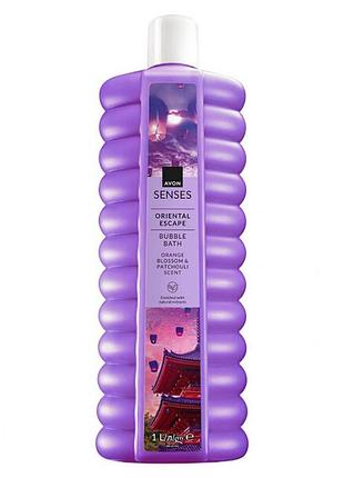 Піна для ванни «східна подорож» avon senses 1000 мл
