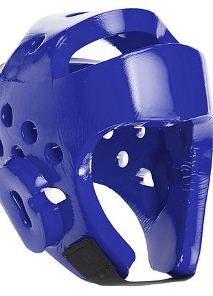 Шлем для тхэквондо sp-sport bo-2018 wtf s-xl синий, l
