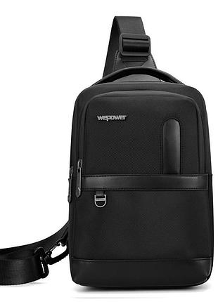 Wepower нова нагрудна сумка, чоловіча сумка через плече, повсякденна велика містка сумка гурт