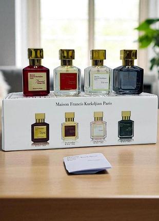Maison francis kurkdjian 4×30ml / парфюмированный подарочный набор для женщин мэйсон франсис куркджан 4×30мл